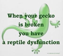 A Reptile Dysfunction